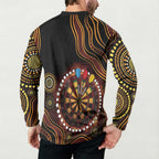 First Nations NAIDOC Week 2026 Fiery Darts Button Sweatshirt Aboriginal Arts
