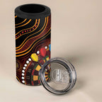 First Nations NAIDOC Week 2026 Fiery Darts 4 in 1 Can Cooler Tumbler Aboriginal Arts