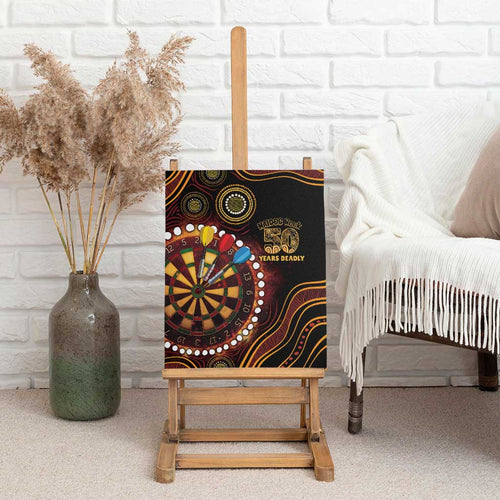 First Nations NAIDOC Week 2026 Fiery Darts Canvas Wall Art Aboriginal Arts