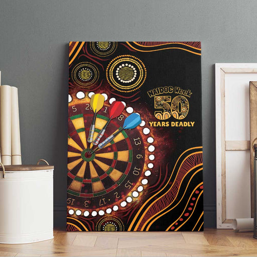 First Nations NAIDOC Week 2026 Fiery Darts Canvas Wall Art Aboriginal Arts