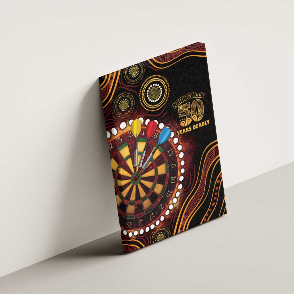 First Nations NAIDOC Week 2026 Fiery Darts Canvas Wall Art Aboriginal Arts