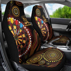 First Nations NAIDOC Week 2026 Fiery Darts Car Seat Cover Aboriginal Arts