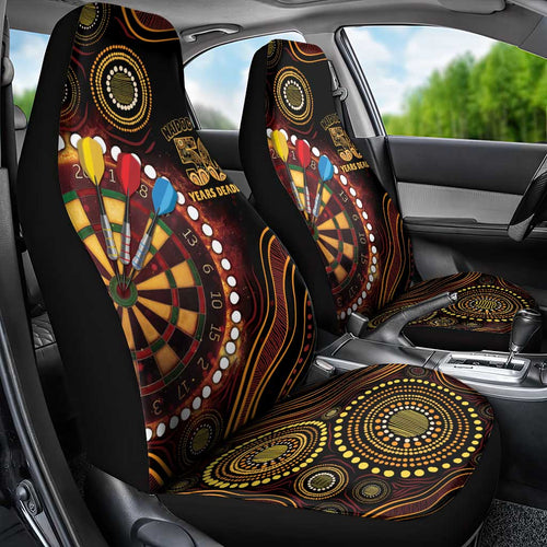 First Nations NAIDOC Week 2026 Fiery Darts Car Seat Cover Aboriginal Arts