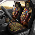 First Nations NAIDOC Week 2026 Fiery Darts Car Seat Cover Aboriginal Arts