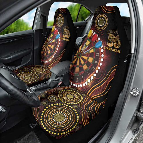 First Nations NAIDOC Week 2026 Fiery Darts Car Seat Cover Aboriginal Arts