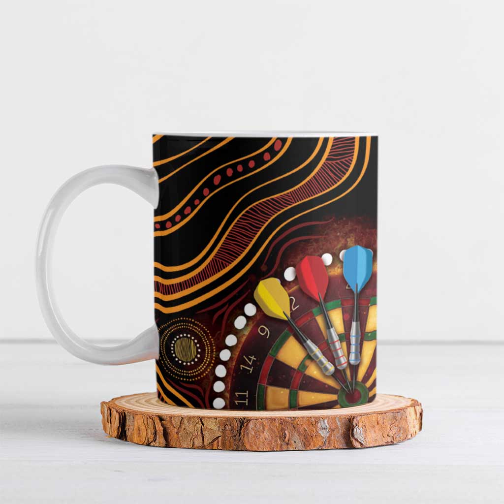First Nations NAIDOC Week 2026 Fiery Darts Ceramic Mug Aboriginal Arts