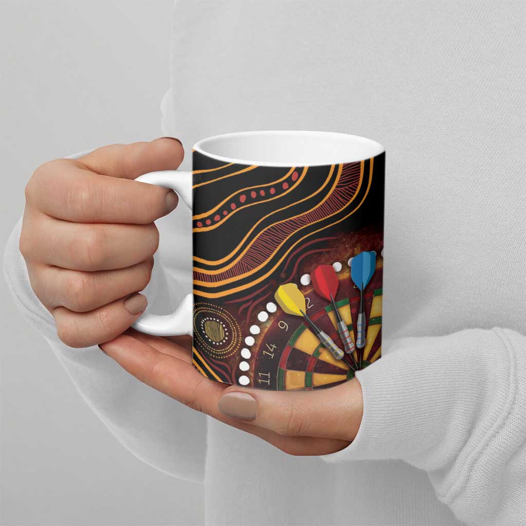 First Nations NAIDOC Week 2026 Fiery Darts Ceramic Mug Aboriginal Arts