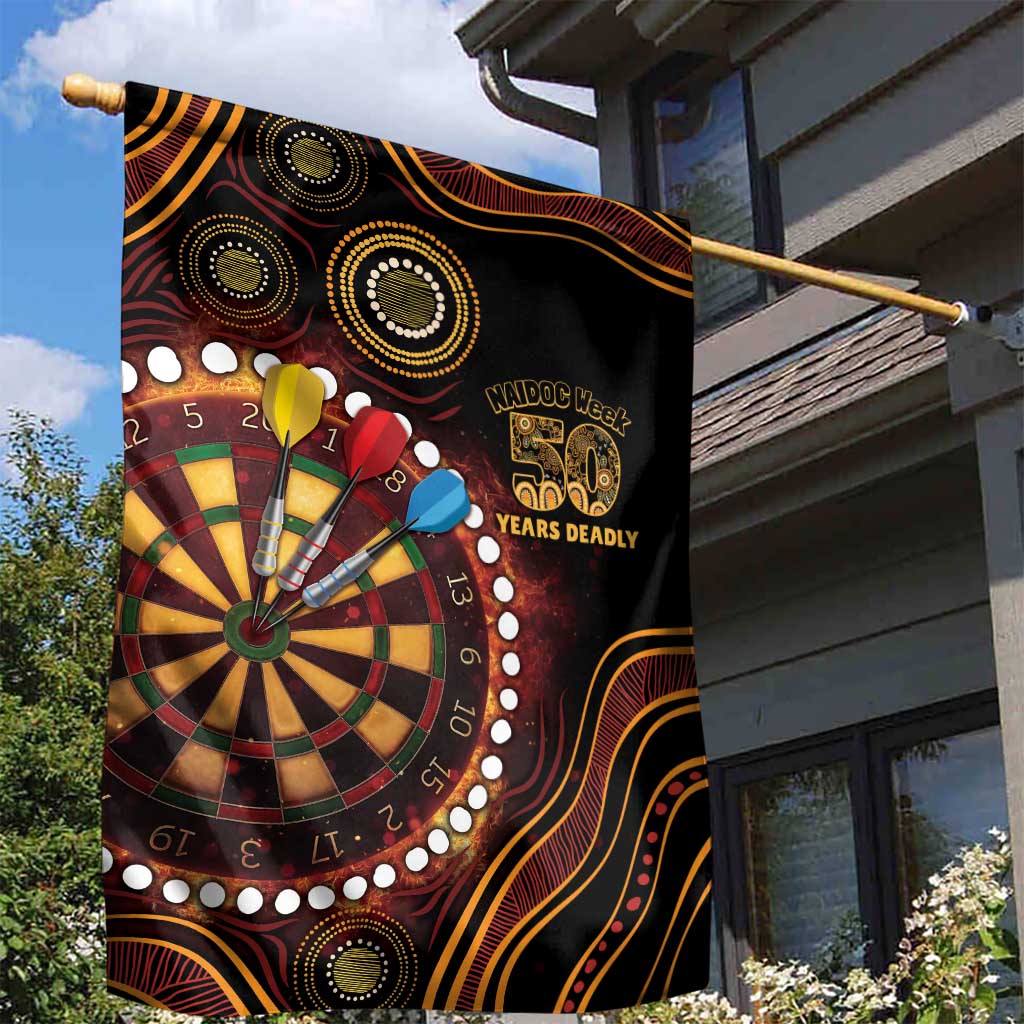 First Nations NAIDOC Week 2026 Fiery Darts Garden Flag Aboriginal Arts