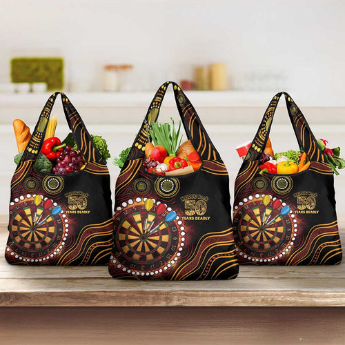 First Nations NAIDOC Week 2026 Fiery Darts Grocery Bag Aboriginal Arts