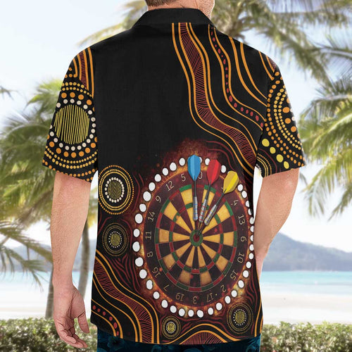First Nations NAIDOC Week 2026 Fiery Darts Hawaiian Shirt Aboriginal Arts