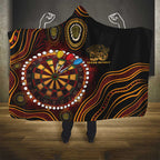 First Nations NAIDOC Week 2026 Fiery Darts Hooded Blanket Aboriginal Arts