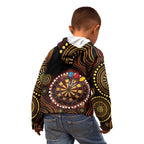 First Nations NAIDOC Week 2026 Fiery Darts Kid Hoodie Aboriginal Arts