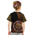 First Nations NAIDOC Week 2026 Fiery Darts Kid T Shirt Aboriginal Arts