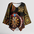 First Nations NAIDOC Week 2026 Fiery Darts Kimono Sleeve Blouse Aboriginal Arts