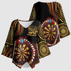 First Nations NAIDOC Week 2026 Fiery Darts Kimono Sleeve Blouse Aboriginal Arts
