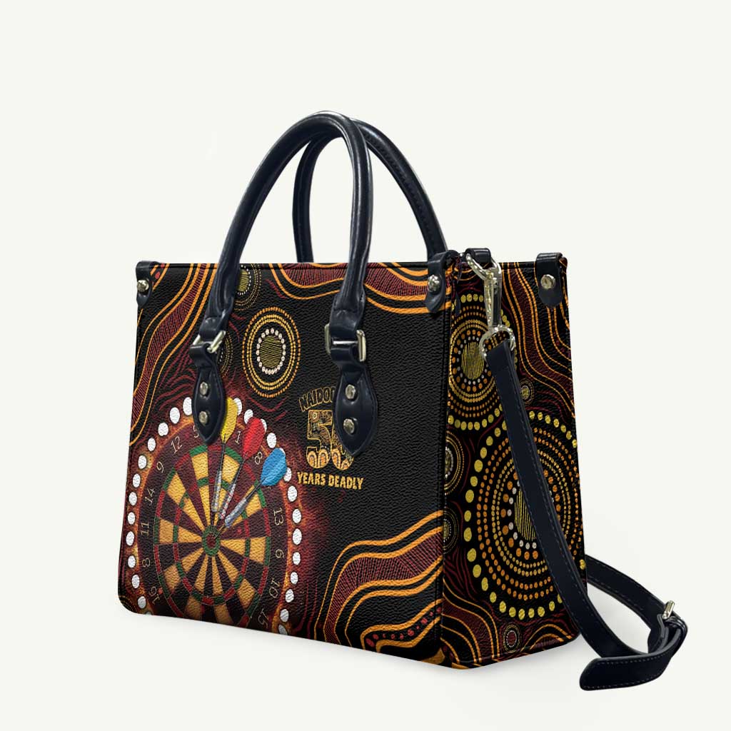 First Nations NAIDOC Week 2026 Fiery Darts Leather Bag Aboriginal Arts