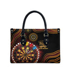 First Nations NAIDOC Week 2026 Fiery Darts Leather Bag Aboriginal Arts