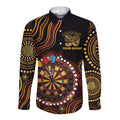 First Nations NAIDOC Week 2026 Fiery Darts Long Sleeve Button Shirt Aboriginal Arts