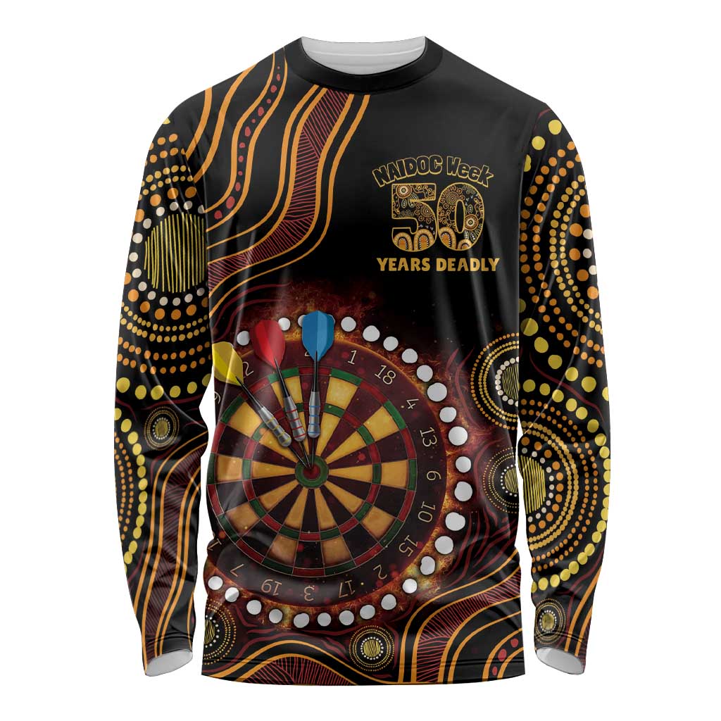 First Nations NAIDOC Week 2026 Fiery Darts Long Sleeve Shirt Aboriginal Arts