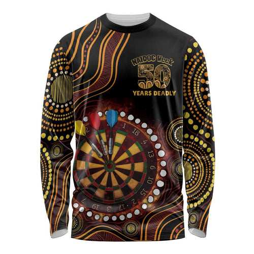 First Nations NAIDOC Week 2026 Fiery Darts Long Sleeve Shirt Aboriginal Arts