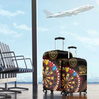 First Nations NAIDOC Week 2026 Fiery Darts Luggage Cover Aboriginal Arts