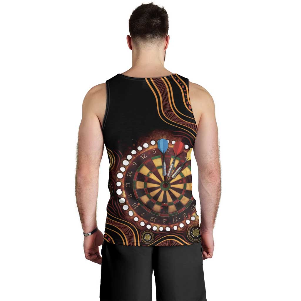 First Nations NAIDOC Week 2026 Fiery Darts Men Tank Top Aboriginal Arts