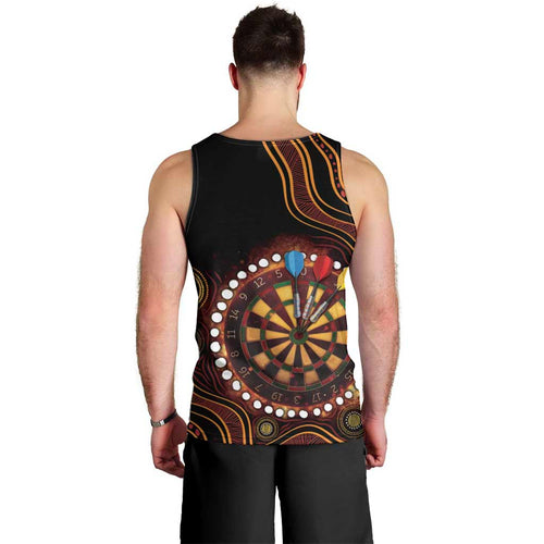 First Nations NAIDOC Week 2026 Fiery Darts Men Tank Top Aboriginal Arts