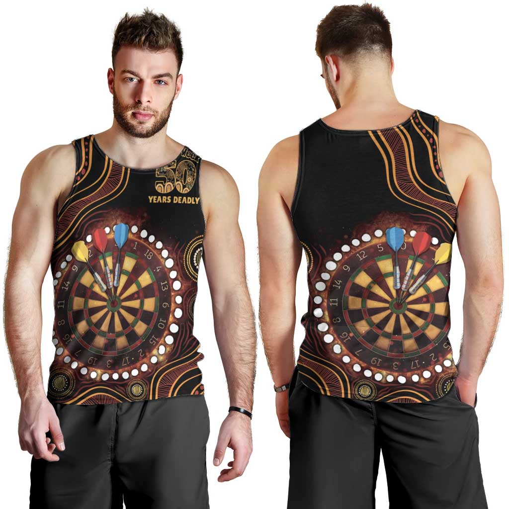 First Nations NAIDOC Week 2026 Fiery Darts Men Tank Top Aboriginal Arts