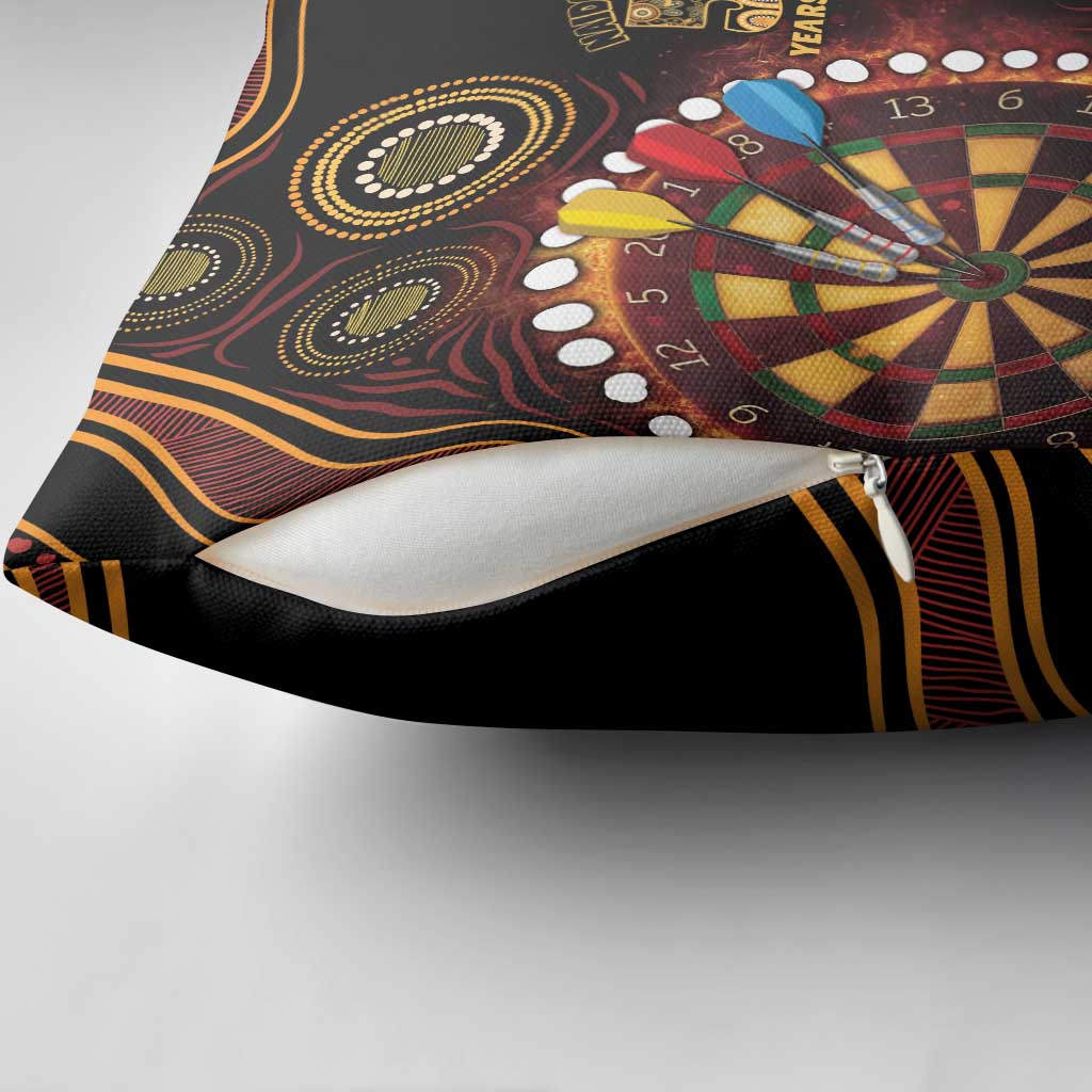 First Nations NAIDOC Week 2026 Fiery Darts Pillow Cover Aboriginal Arts