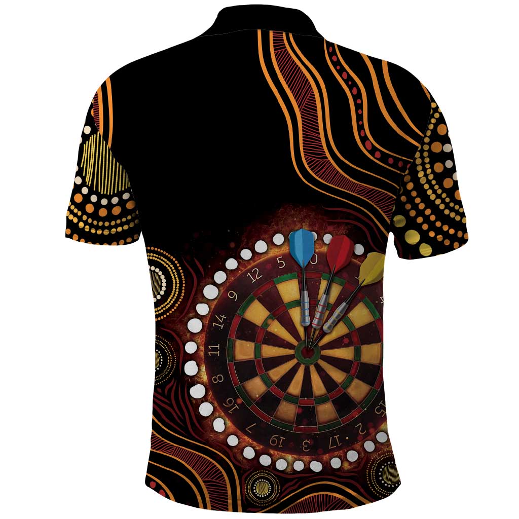 First Nations NAIDOC Week 2026 Fiery Darts Polo Shirt Aboriginal Arts