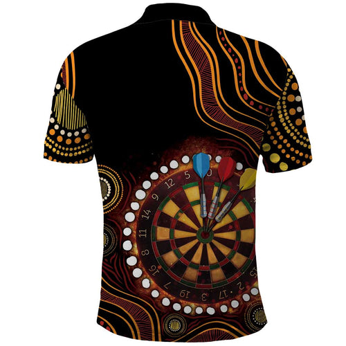 First Nations NAIDOC Week 2026 Fiery Darts Polo Shirt Aboriginal Arts
