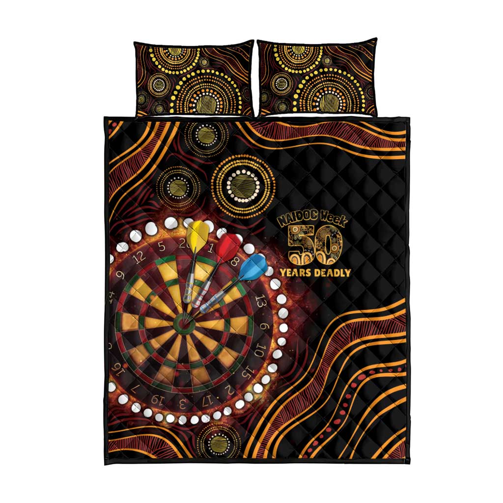 First Nations NAIDOC Week 2026 Fiery Darts Quilt Bed Set Aboriginal Arts