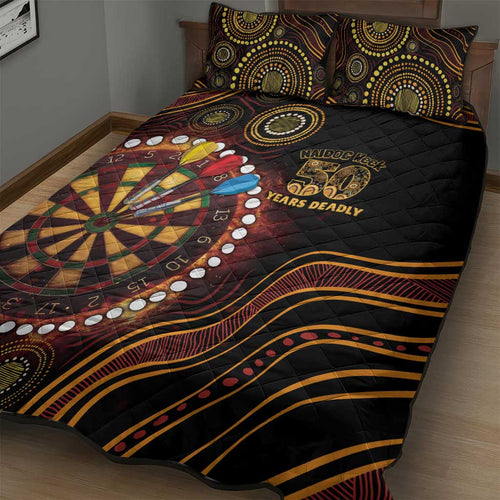 First Nations NAIDOC Week 2026 Fiery Darts Quilt Bed Set Aboriginal Arts