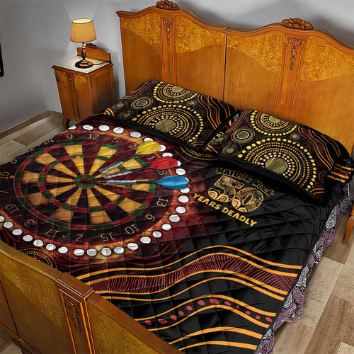 First Nations NAIDOC Week 2026 Fiery Darts Quilt Bed Set Aboriginal Arts
