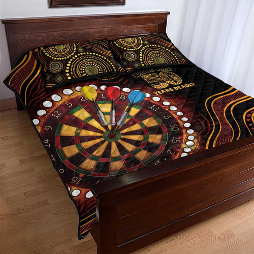 First Nations NAIDOC Week 2026 Fiery Darts Quilt Bed Set Aboriginal Arts