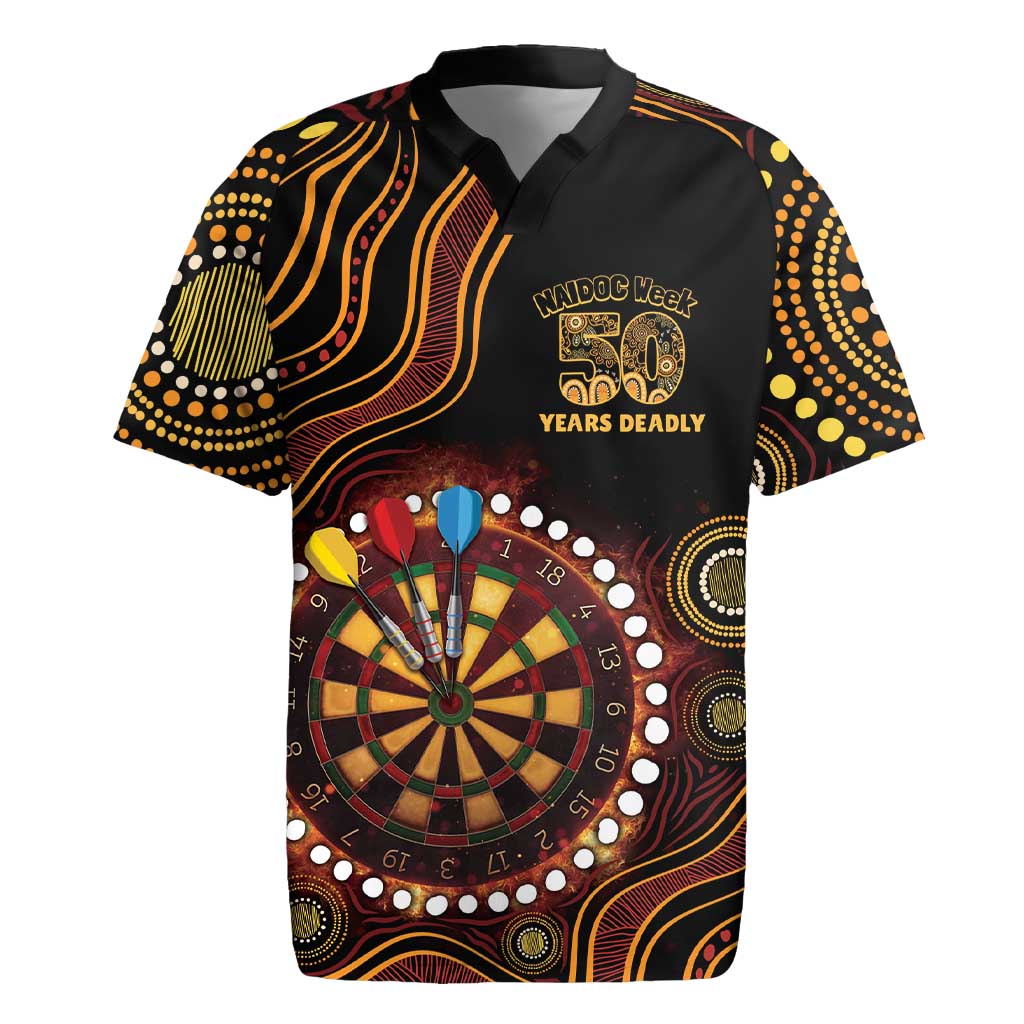 First Nations NAIDOC Week 2026 Fiery Darts Rugby Jersey Aboriginal Arts
