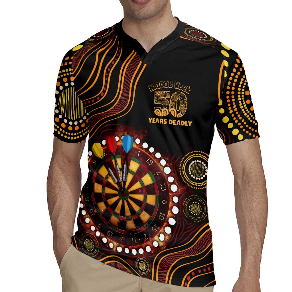 First Nations NAIDOC Week 2026 Fiery Darts Rugby Jersey Aboriginal Arts