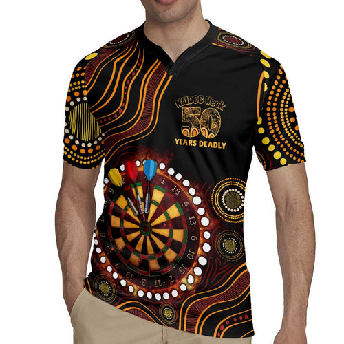 First Nations NAIDOC Week 2026 Fiery Darts Rugby Jersey Aboriginal Arts