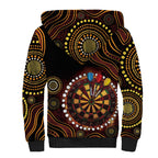 First Nations NAIDOC Week 2026 Fiery Darts Sherpa Hoodie Aboriginal Arts