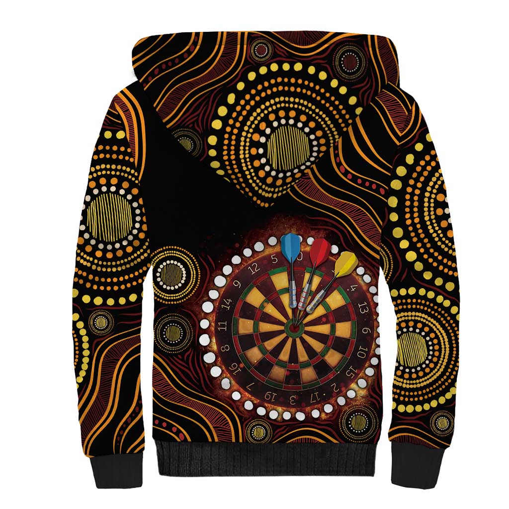 First Nations NAIDOC Week 2026 Fiery Darts Sherpa Hoodie Aboriginal Arts