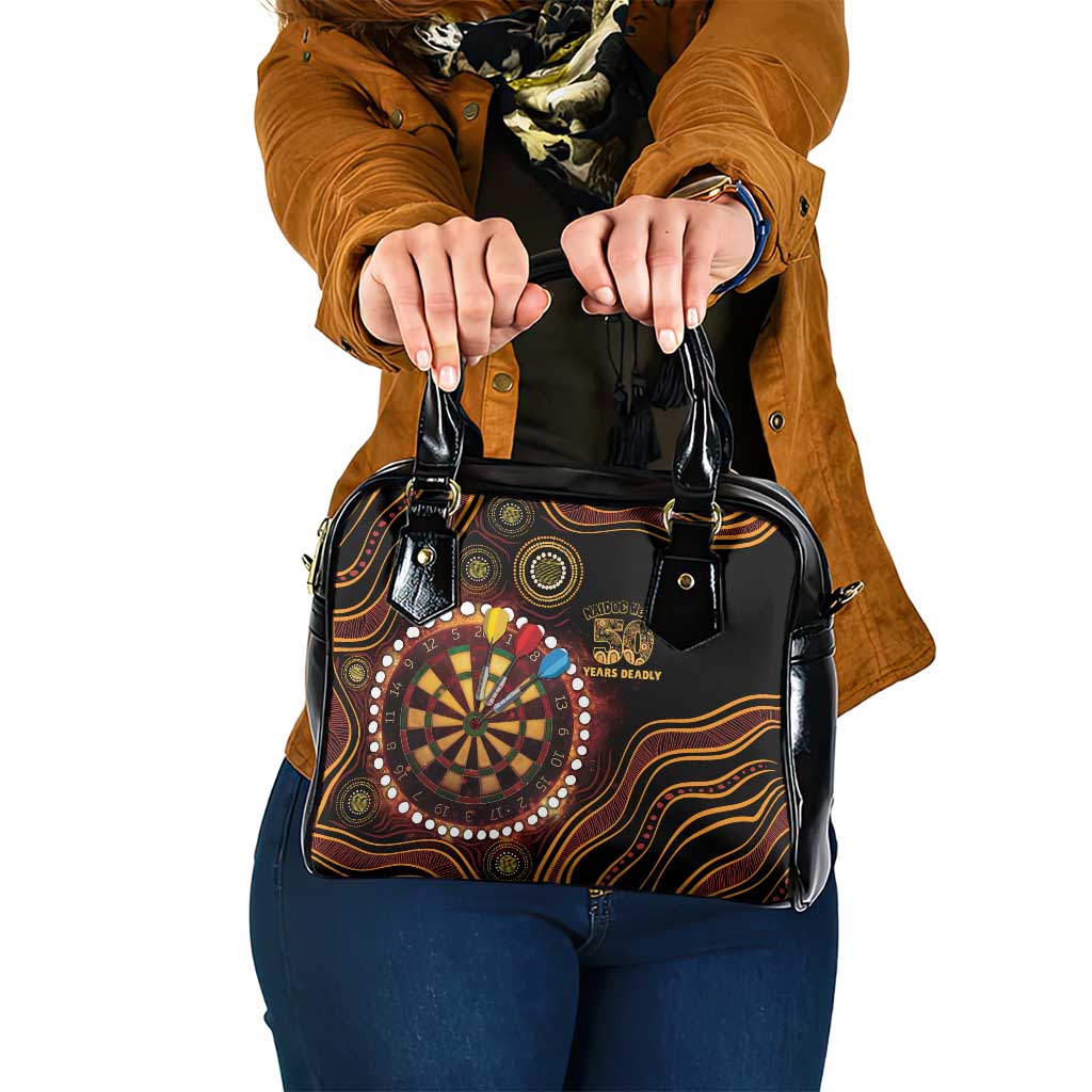 First Nations NAIDOC Week 2026 Fiery Darts Shoulder Handbag Aboriginal Arts