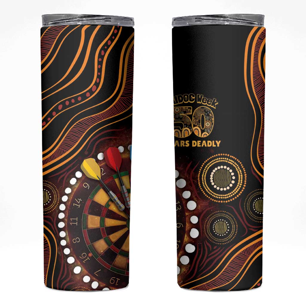 First Nations NAIDOC Week 2026 Fiery Darts Skinny Tumbler Aboriginal Arts