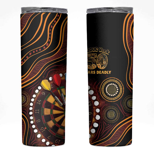 First Nations NAIDOC Week 2026 Fiery Darts Skinny Tumbler Aboriginal Arts