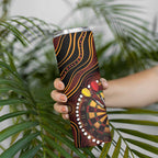 First Nations NAIDOC Week 2026 Fiery Darts Skinny Tumbler Aboriginal Arts