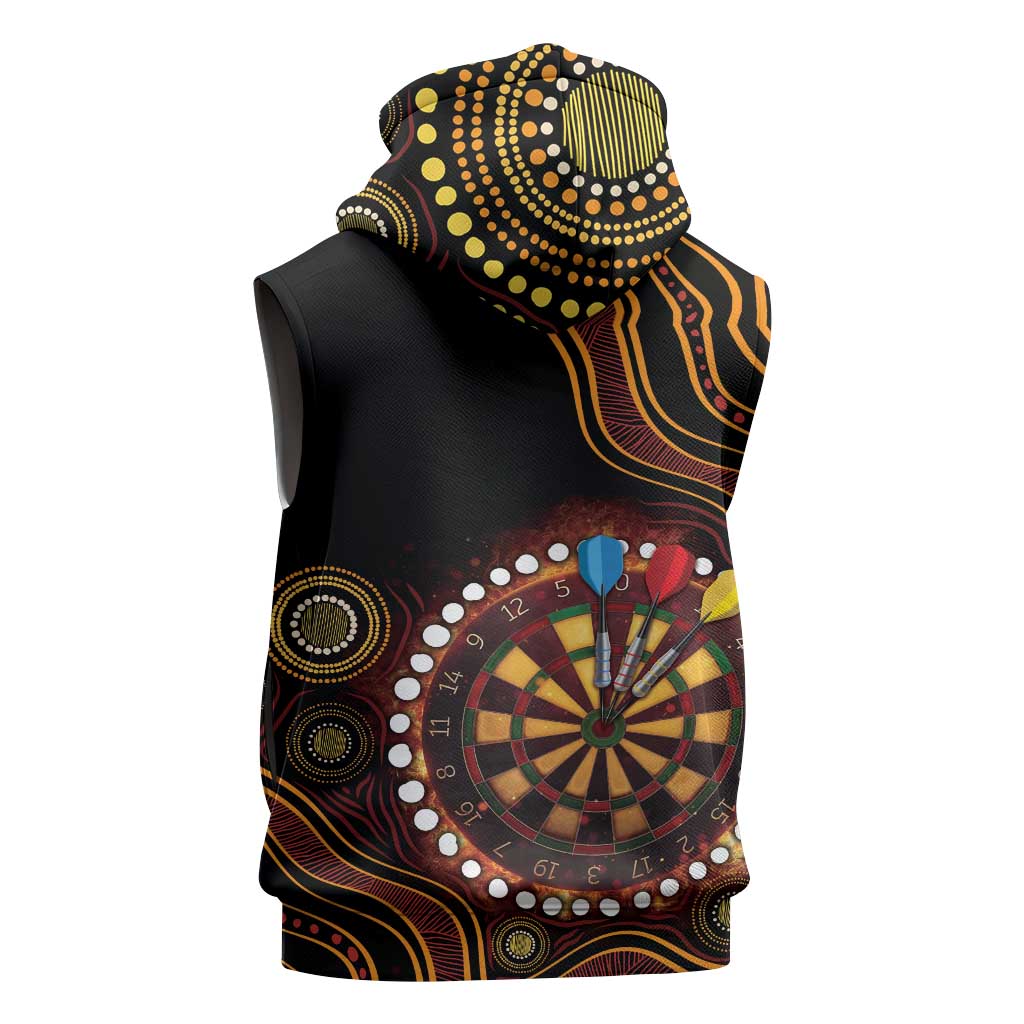 First Nations NAIDOC Week 2026 Fiery Darts Sleeveless Hoodie Aboriginal Arts