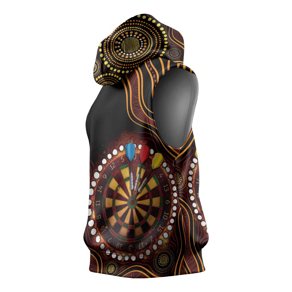 First Nations NAIDOC Week 2026 Fiery Darts Sleeveless Hoodie Aboriginal Arts