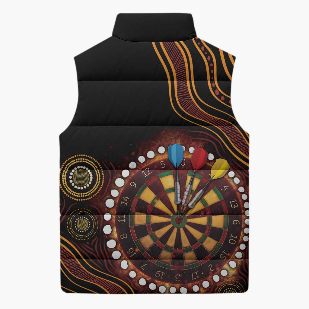 First Nations NAIDOC Week 2026 Fiery Darts Sleeveless Puffer Jacket Aboriginal Arts
