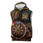 First Nations NAIDOC Week 2026 Fiery Darts Sleeveless Zip Hoodie Aboriginal Arts
