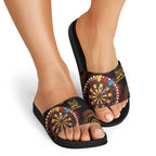 First Nations NAIDOC Week 2026 Fiery Darts Slide Sandals Aboriginal Arts