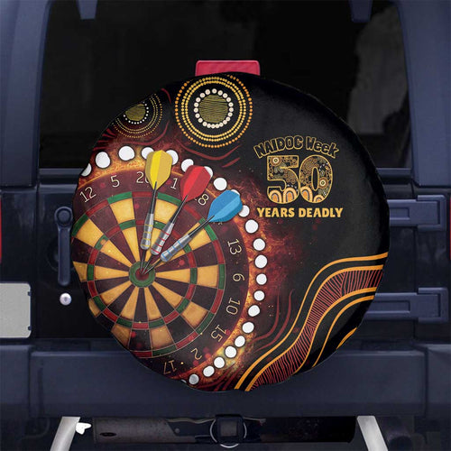 First Nations NAIDOC Week 2026 Fiery Darts Spare Tire Cover Aboriginal Arts